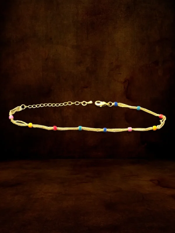 Gold-Tone Accent Anklets - Image 3