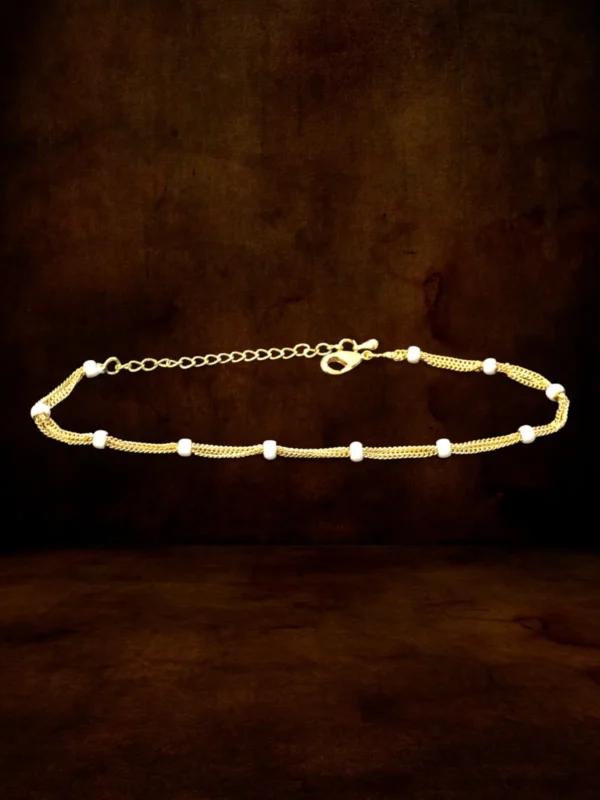 Gold-Tone Accent Anklets - Image 2