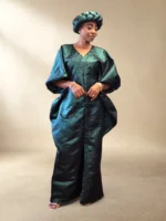 Metallic Brocade Boubou
