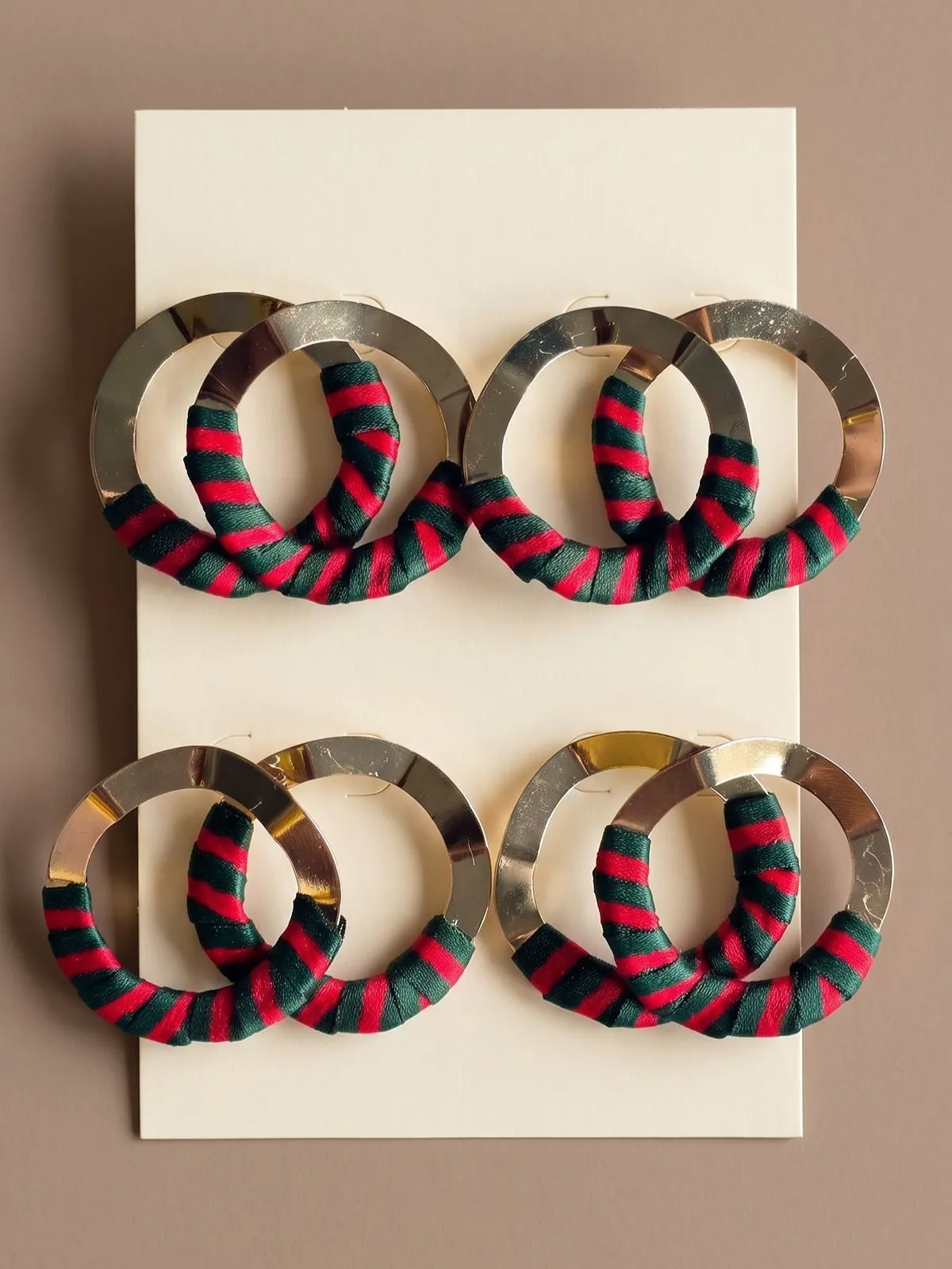 Thread Wrapped Earing Thread-Wrapped Statement Earing - Image 1